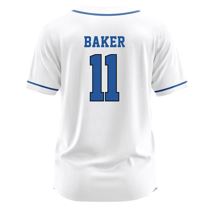 MTSU - NCAA Softball : Aubrey Baker - White Jersey-1