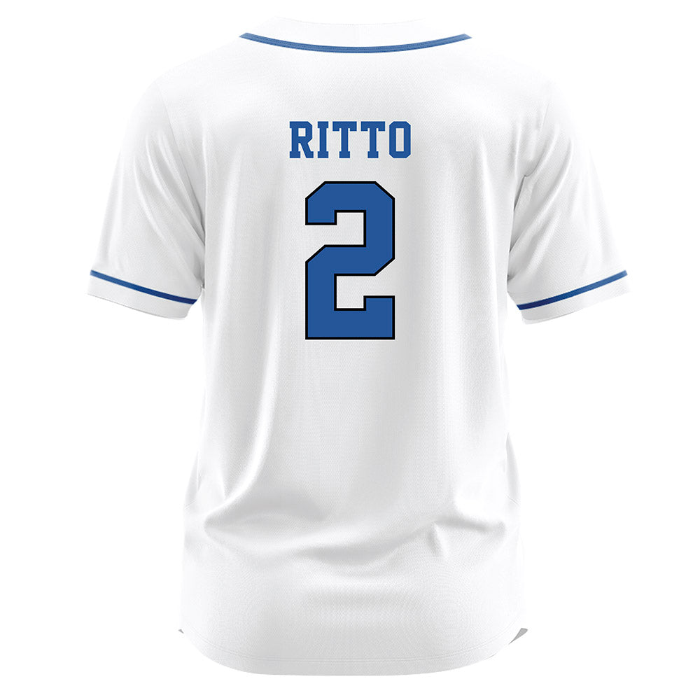 MTSU - NCAA Softball : Sabria Ritto - White Jersey