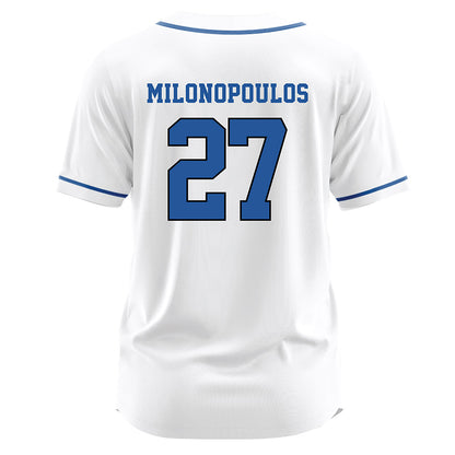 MTSU - NCAA Softball : Zoe Milonopoulos - White Jersey