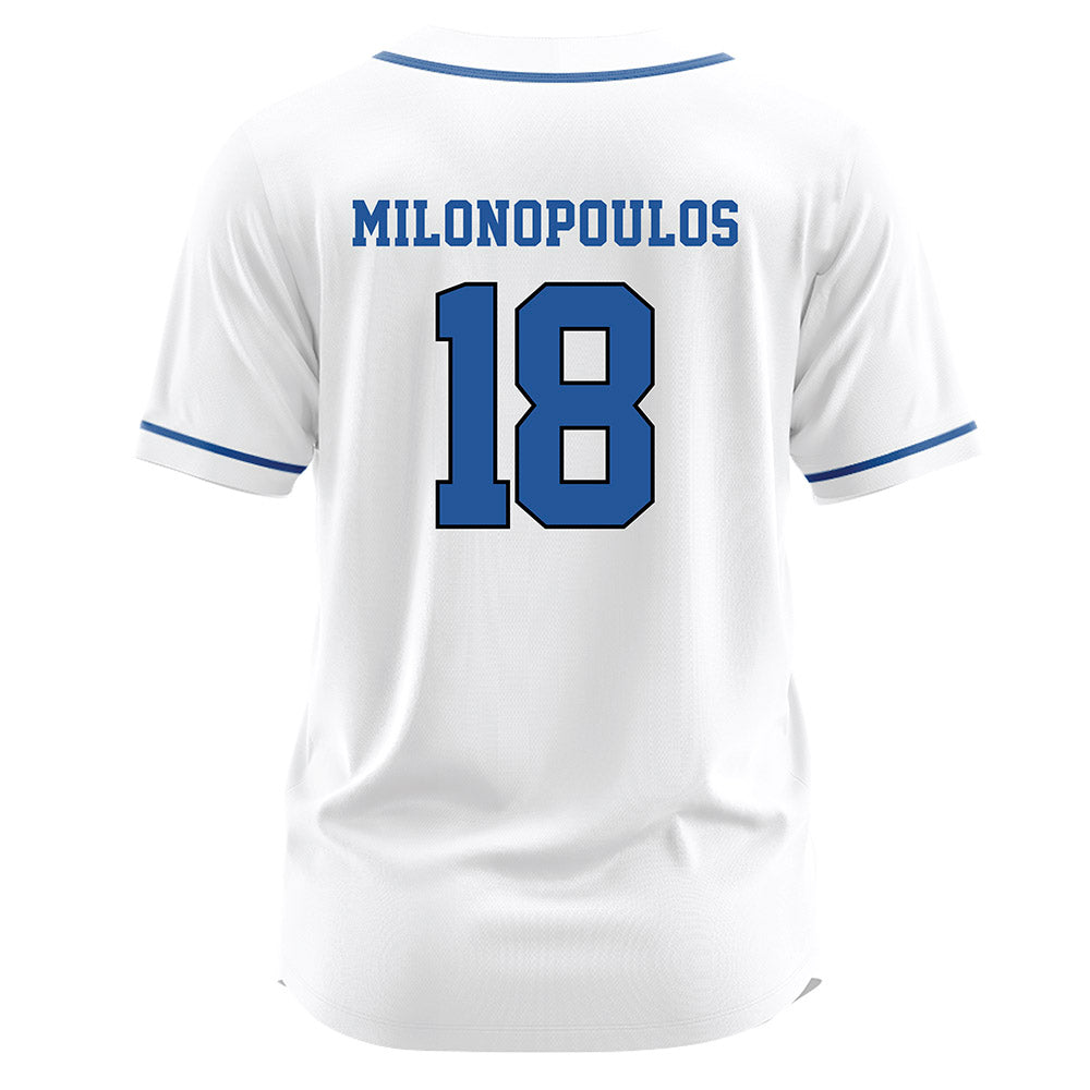 MTSU - NCAA Softball : Dimitra Milonopoulos - White Jersey