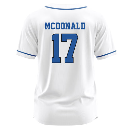 MTSU - NCAA Softball : Lucie McDonald - White Jersey-1