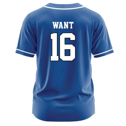 MTSU - NCAA Softball : Jana Want - Royal Jersey