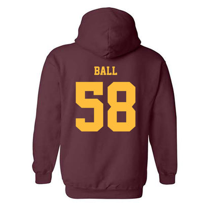 Minnesota - NCAA Football : Jaden Ball - Classic Fashion Shersey Hooded Sweatshirt-1