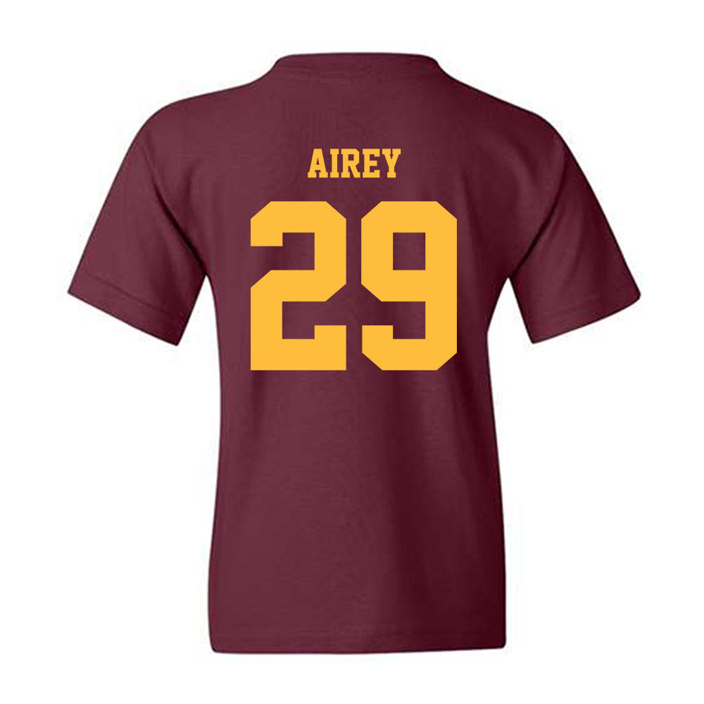 Minnesota - NCAA Men's Ice Hockey : Nathan Airey - Classic Fashion Shersey Youth T-Shirt-1