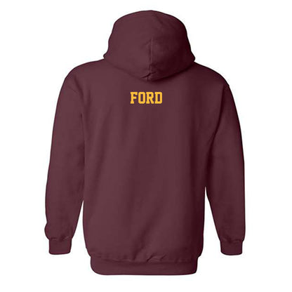 Minnesota - NCAA Men's Track & Field : Hakeem Ford - Classic Fashion Shersey Hooded Sweatshirt-1