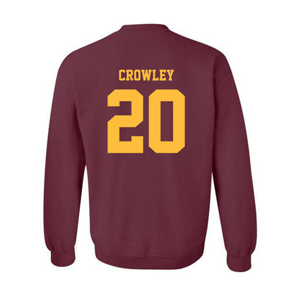 Minnesota - NCAA Men's Ice Hockey : Mike Crowley - Classic Fashion Shersey Crewneck Sweatshirt