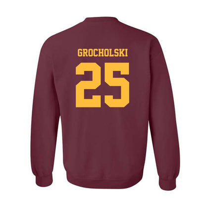 Minnesota - NCAA Women's Basketball : Grace Grocholski - Classic Fashion Shersey Crewneck Sweatshirt-1
