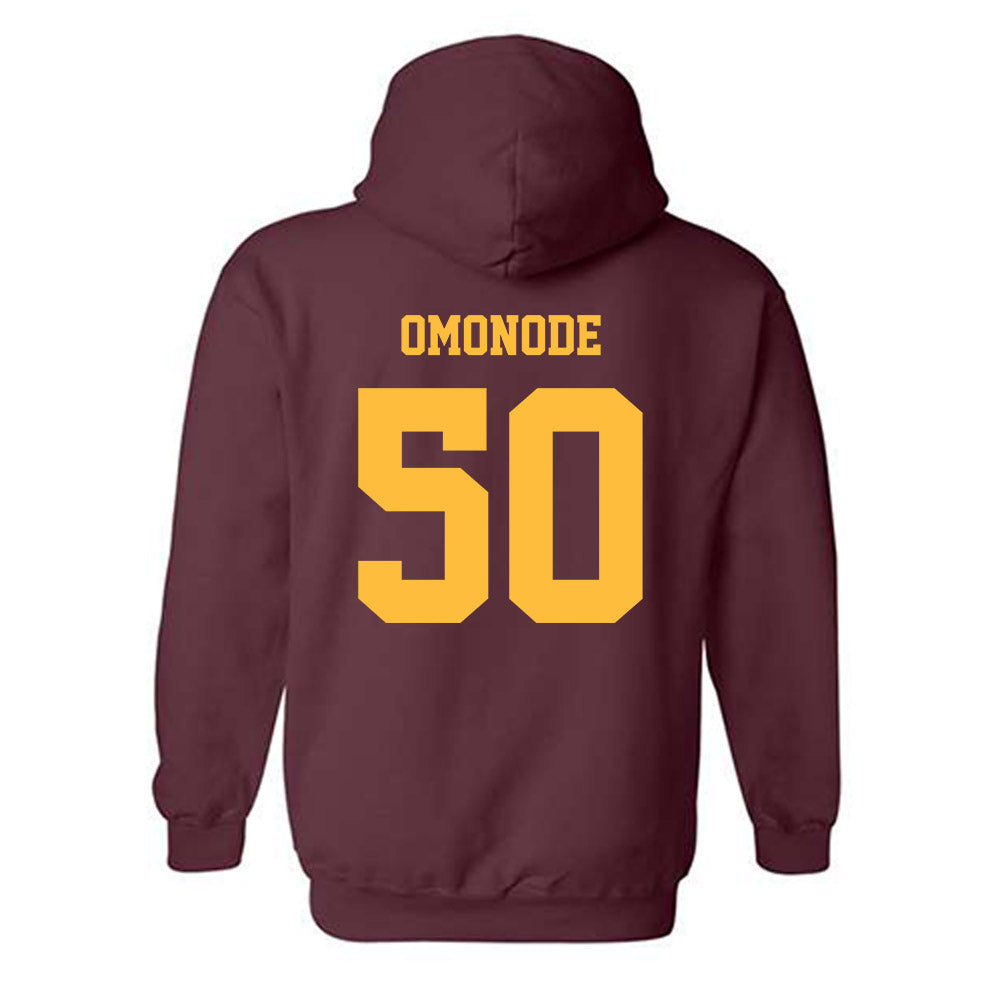 Minnesota - NCAA Football : Mo Omonode - Classic Fashion Shersey Hooded Sweatshirt-1