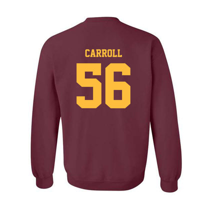 Minnesota - NCAA Football : Brett Carroll - Classic Fashion Shersey Crewneck Sweatshirt-1