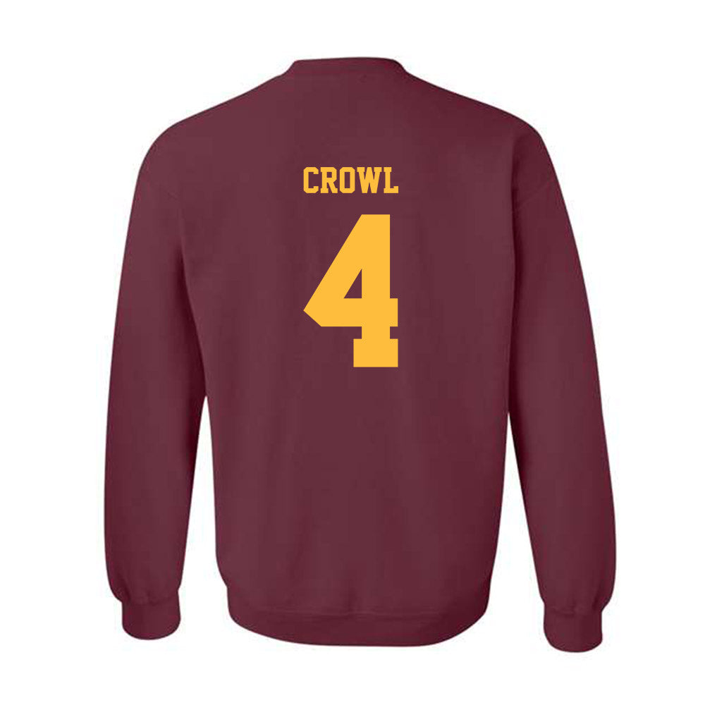 Minnesota - NCAA Women's Volleyball : Lauren Crowl - Classic Fashion Shersey Crewneck Sweatshirt-1