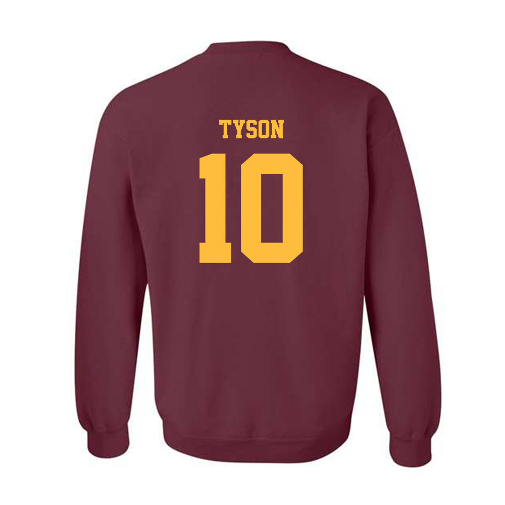 Minnesota - NCAA Men's Basketball : Cade Tyson - Classic Fashion Shersey Crewneck Sweatshirt-1