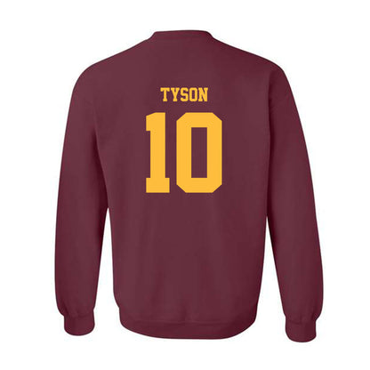 Minnesota - NCAA Men's Basketball : Cade Tyson - Classic Fashion Shersey Crewneck Sweatshirt-1