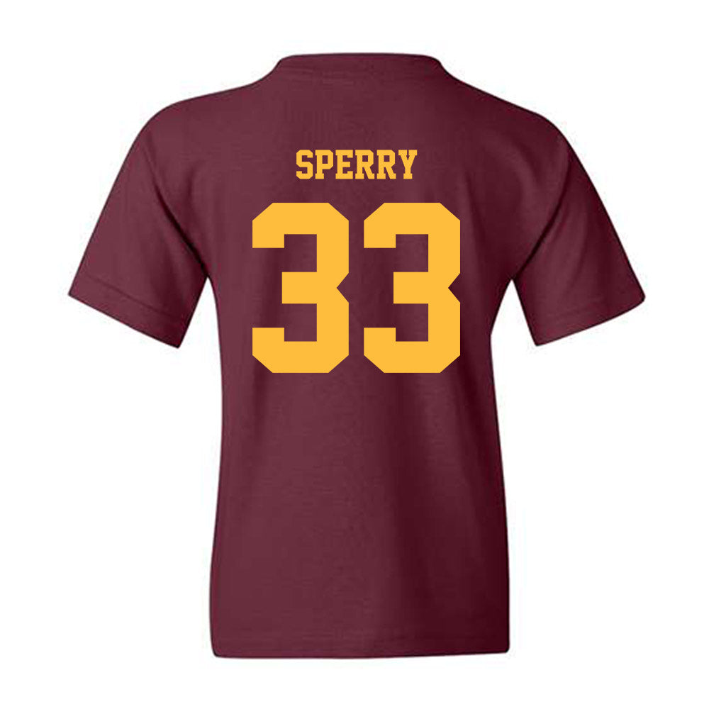 Minnesota - NCAA Baseball : Joe Sperry - Classic Fashion Shersey Youth T-Shirt-1