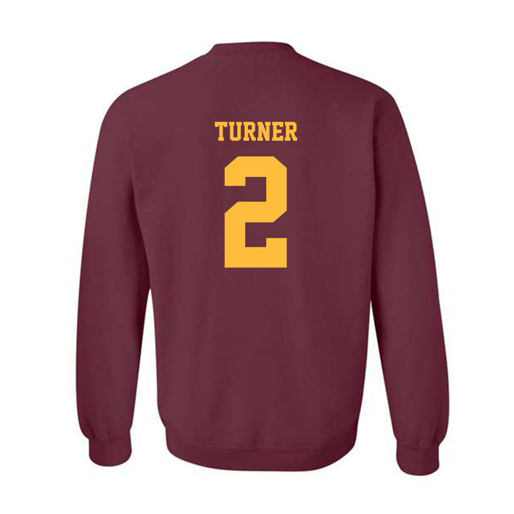 Minnesota - NCAA Football : A.J. Turner - Classic Fashion Shersey Crewneck Sweatshirt-1