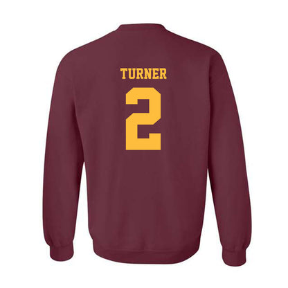 Minnesota - NCAA Football : A.J. Turner - Classic Fashion Shersey Crewneck Sweatshirt-1