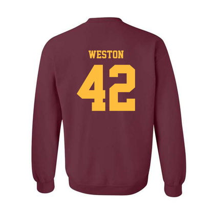 Minnesota - NCAA Football : Tom Weston - Classic Fashion Shersey Crewneck Sweatshirt-1