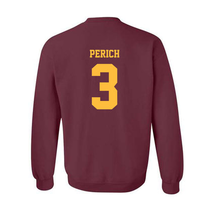 Minnesota - NCAA Football : Koi Perich - Classic Fashion Shersey Crewneck Sweatshirt