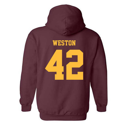 Minnesota - NCAA Football : Tom Weston - Classic Fashion Shersey Hooded Sweatshirt-1