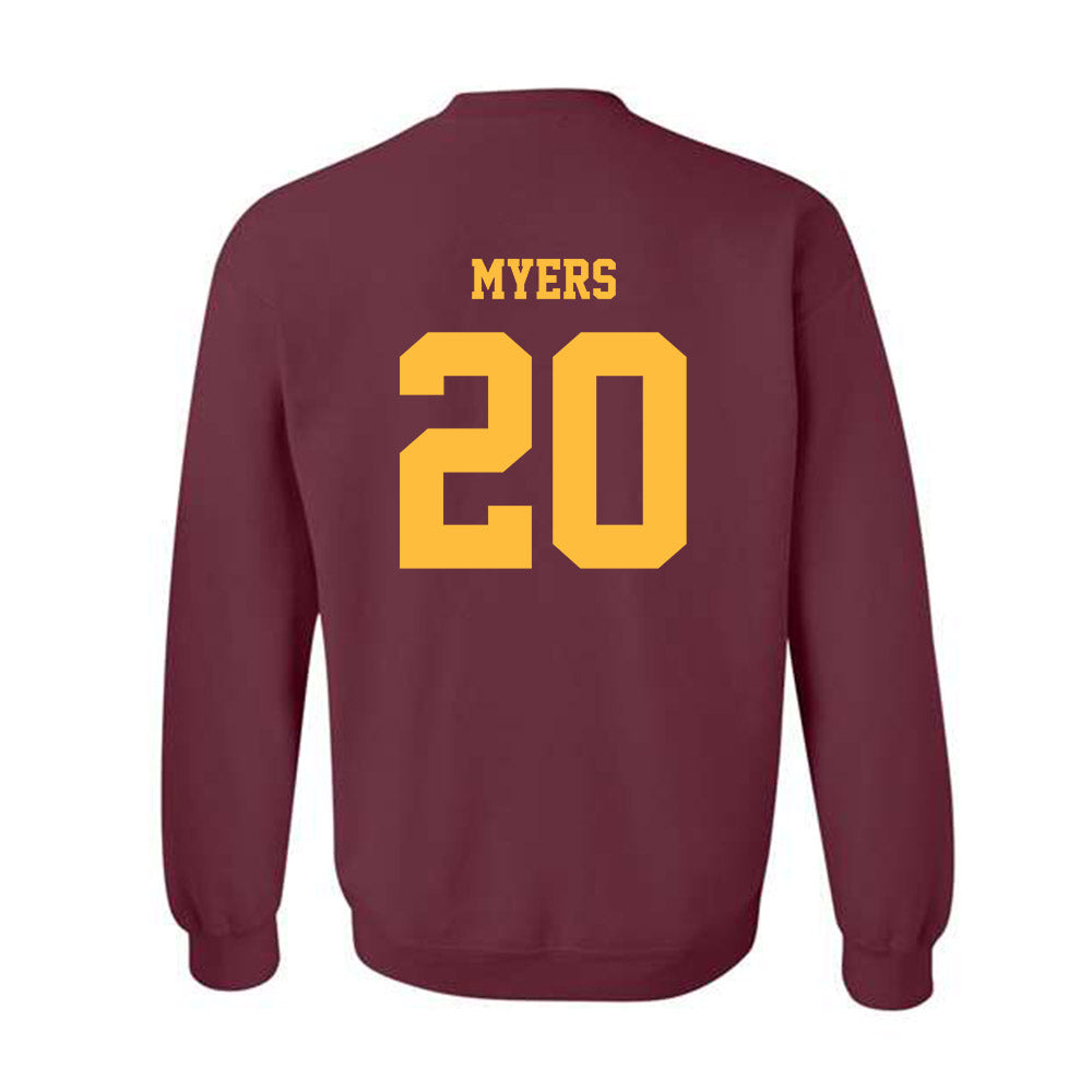 Minnesota - NCAA Women's Volleyball : Lourdes Myers - Classic Fashion Shersey Crewneck Sweatshirt-1