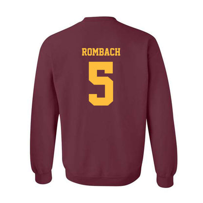 Minnesota - NCAA Men's Ice Hockey : Jacob Rombach - Classic Fashion Shersey Crewneck Sweatshirt-1