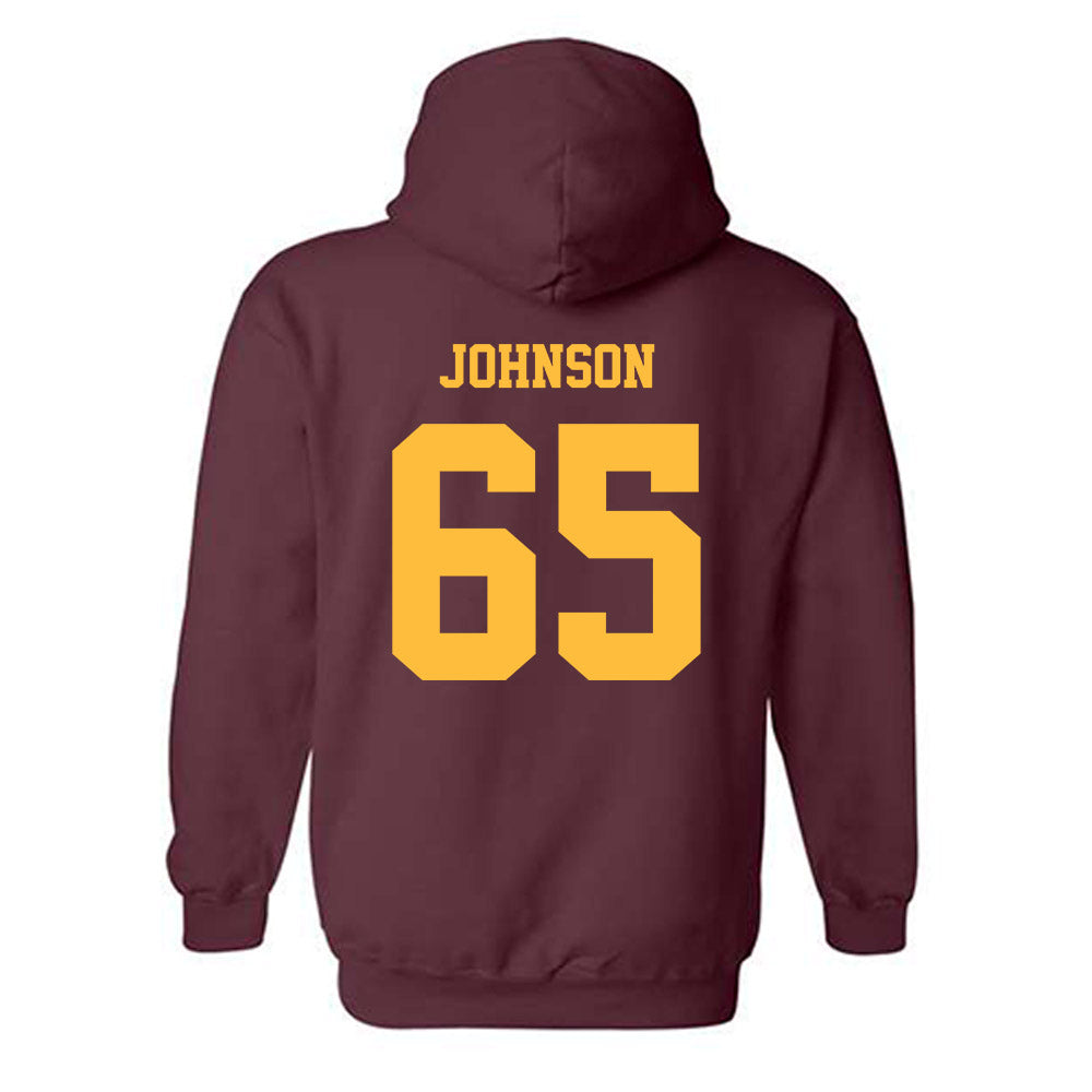 Minnesota - NCAA Football : Greg Johnson - Classic Fashion Shersey Hooded Sweatshirt-1