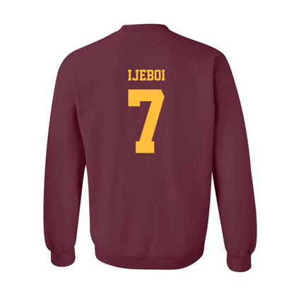 Minnesota - NCAA Football : Fame Ijeboi - Classic Fashion Shersey Crewneck Sweatshirt-1