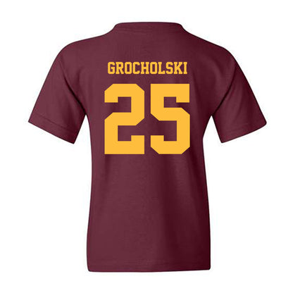 Minnesota - NCAA Women's Basketball : Grace Grocholski - Classic Fashion Shersey Youth T-Shirt-1