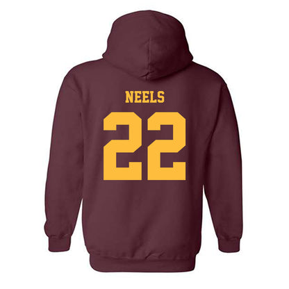 Minnesota - NCAA Baseball : Weber Neels - Classic Fashion Shersey Hooded Sweatshirt-1