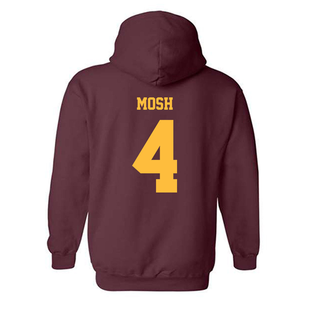 Minnesota - NCAA Baseball : Jack Mosh - Classic Fashion Shersey Hooded Sweatshirt-1