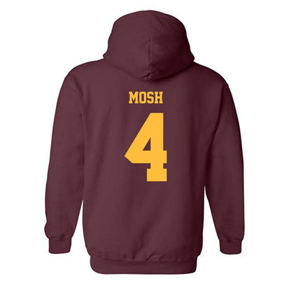 Minnesota - NCAA Baseball : Jack Mosh - Classic Fashion Shersey Hooded Sweatshirt-1