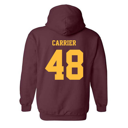 Minnesota - NCAA Football : Mason Carrier - Classic Fashion Shersey Hooded Sweatshirt-1
