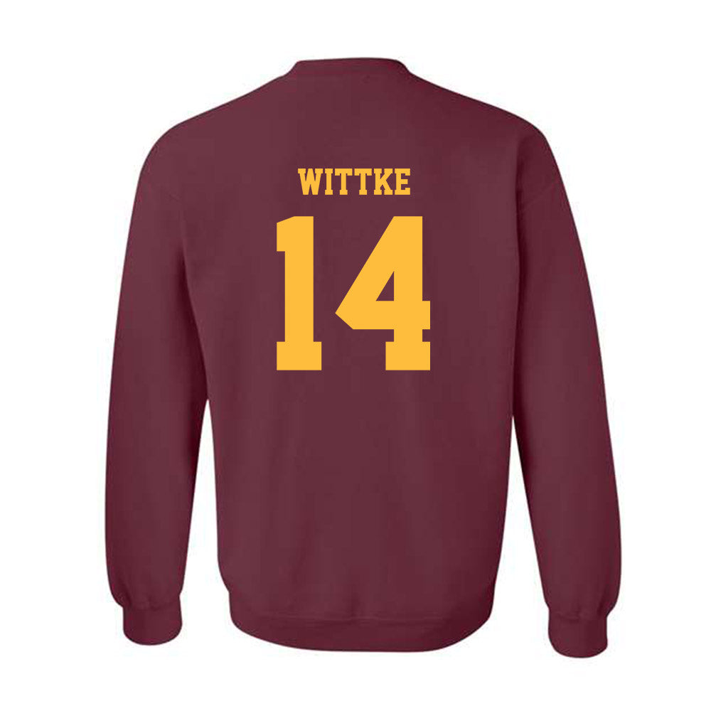 Minnesota - NCAA Football : Dylan Wittke - Classic Fashion Shersey Crewneck Sweatshirt-1
