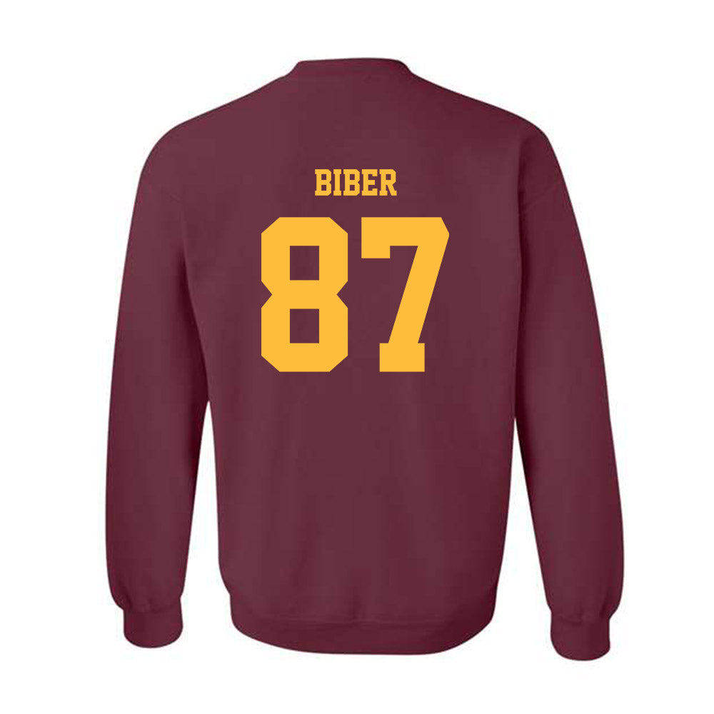 Minnesota - NCAA Football : Drew Biber - Classic Fashion Shersey Crewneck Sweatshirt-1
