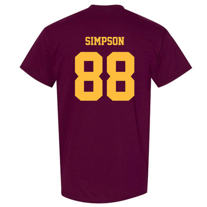 Minnesota - NCAA Football : Jacob Simpson - Classic Fashion Shersey T-Shirt-1