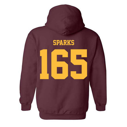 Minnesota - NCAA Wrestling : Andrew Sparks - Classic Fashion Shersey Hooded Sweatshirt-1