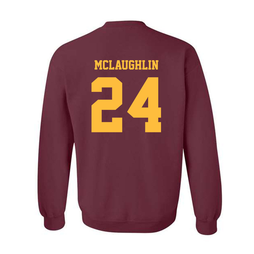 Minnesota - NCAA Men's Ice Hockey : Finn McLaughlin - Classic Fashion Shersey Crewneck Sweatshirt-1