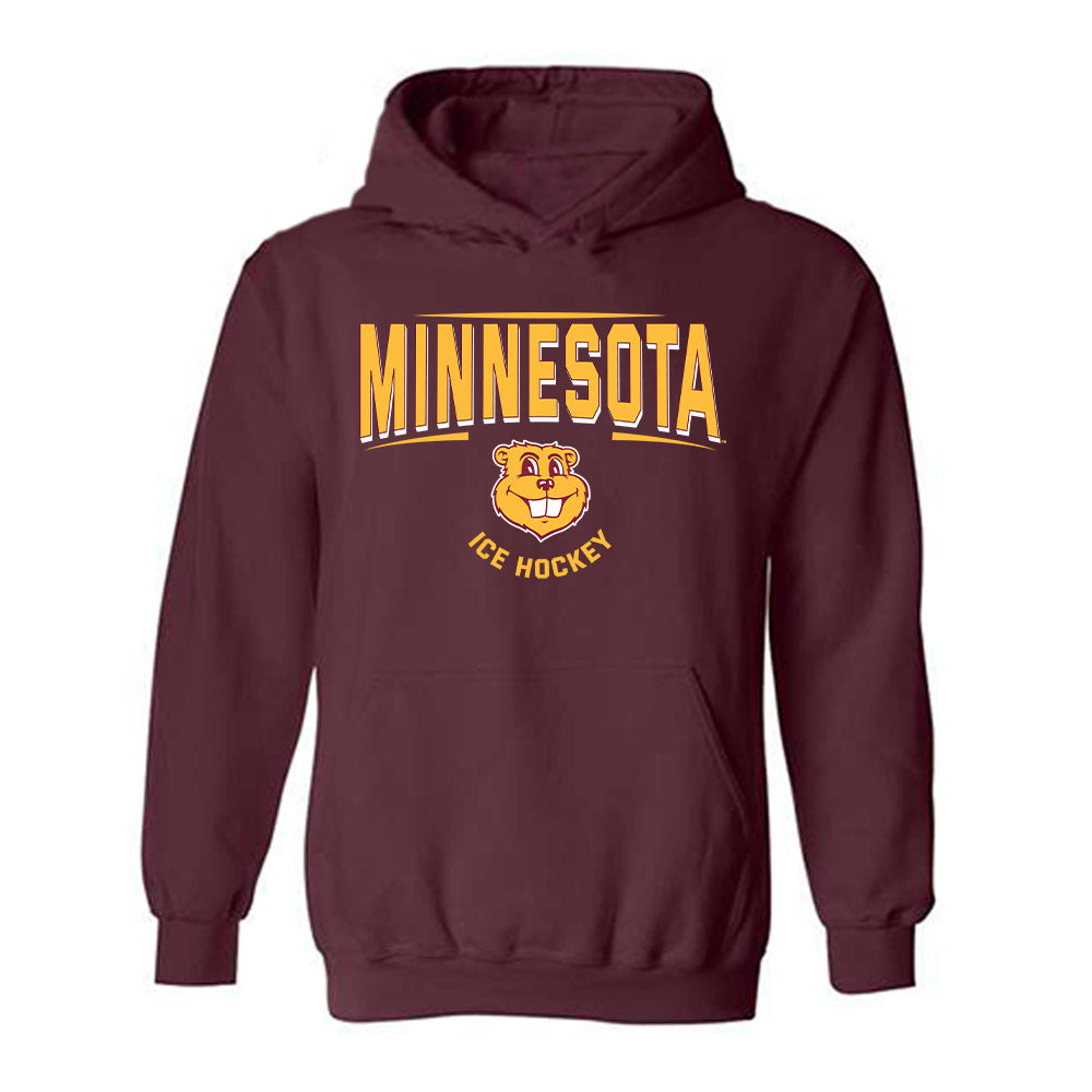 Minnesota - NCAA Men's Ice Hockey : Aaron Huglen - Classic Fashion Shersey Hooded Sweatshirt