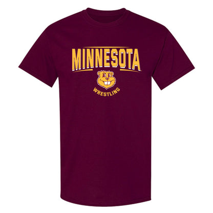 Minnesota - NCAA Wrestling : Quincy Hulverson - Classic Fashion Shersey T-Shirt-0