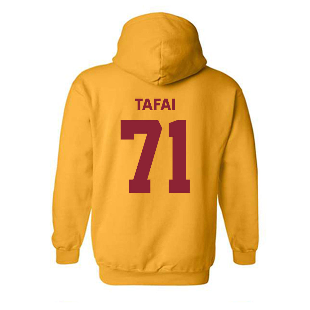 Minnesota - NCAA Football : Kahlee Tafai - Sports Shersey Hooded Sweatshirt-1