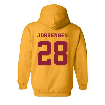 Minnesota - NCAA Football : Zach Jorgensen - Sports Shersey Hooded Sweatshirt