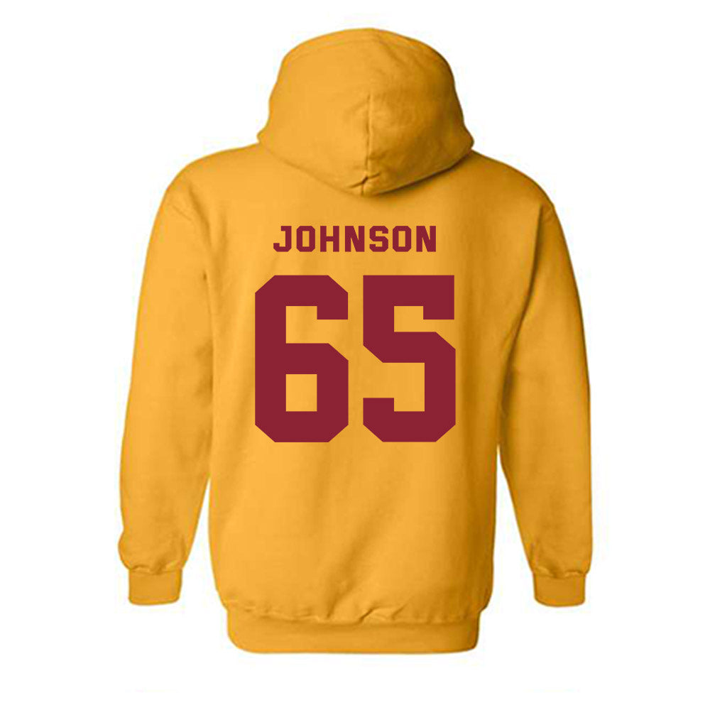 Minnesota - NCAA Football : Greg Johnson - Sports Shersey Hooded Sweatshirt-1