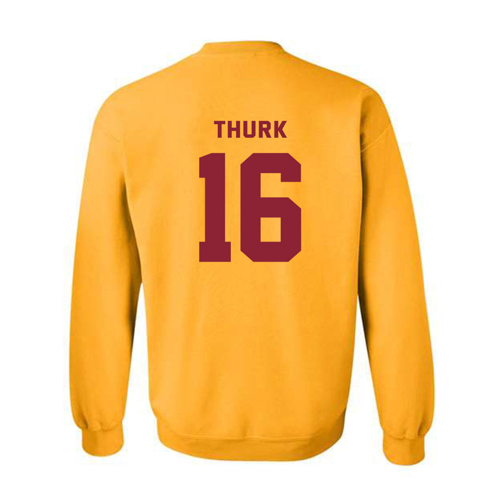 Minnesota - NCAA Women's Soccer : Ashley Thurk - Sports Shersey Crewneck Sweatshirt-1