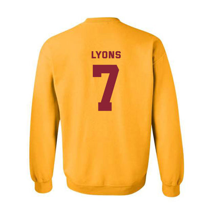 Minnesota - NCAA Football : Legend Lyons - Sports Shersey Crewneck Sweatshirt-1