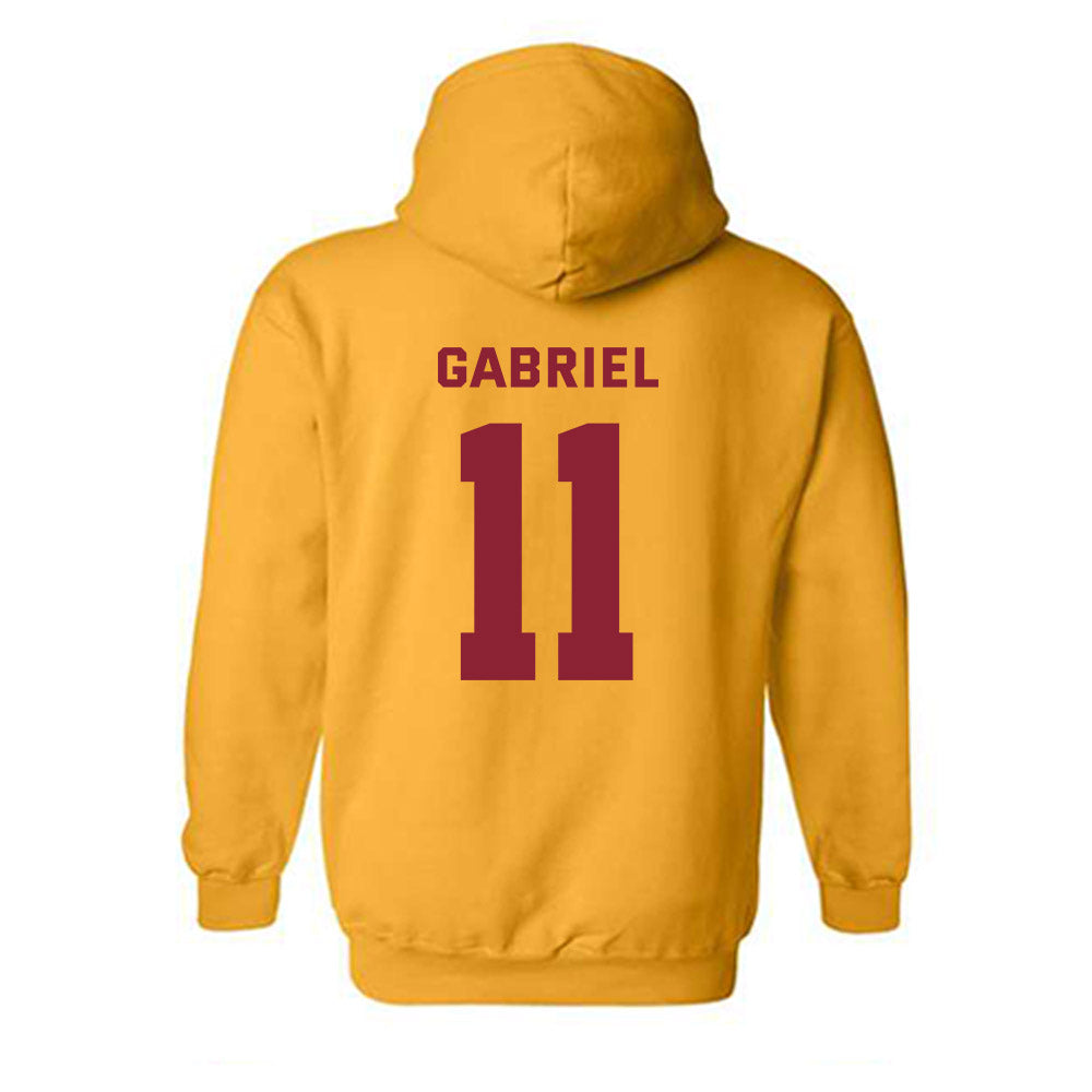 Minnesota - NCAA Women's Soccer : Aaryn Gabriel - Sports Shersey Hooded Sweatshirt-1