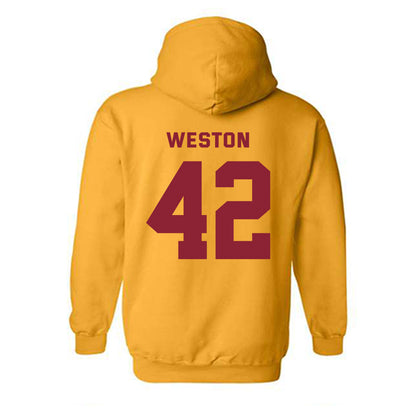 Minnesota - NCAA Football : Tom Weston - Sports Shersey Hooded Sweatshirt-1