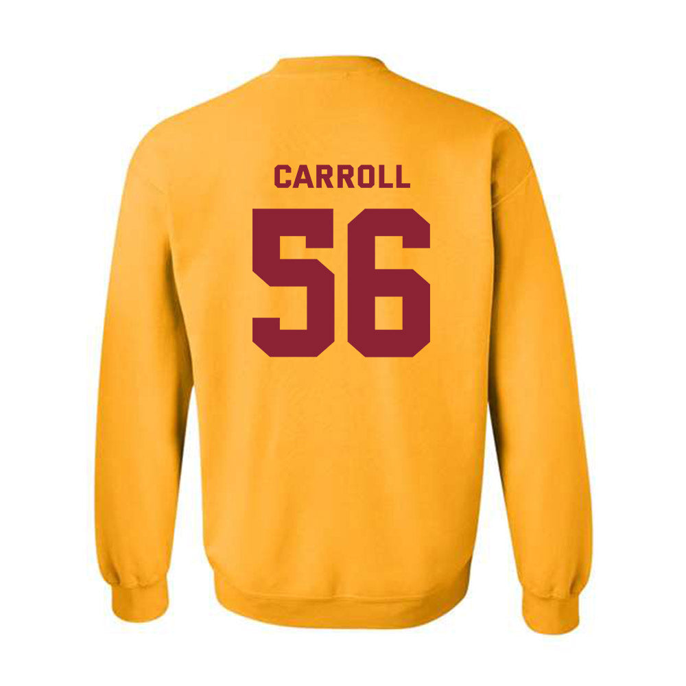 Minnesota - NCAA Football : Brett Carroll - Sports Shersey Crewneck Sweatshirt-1