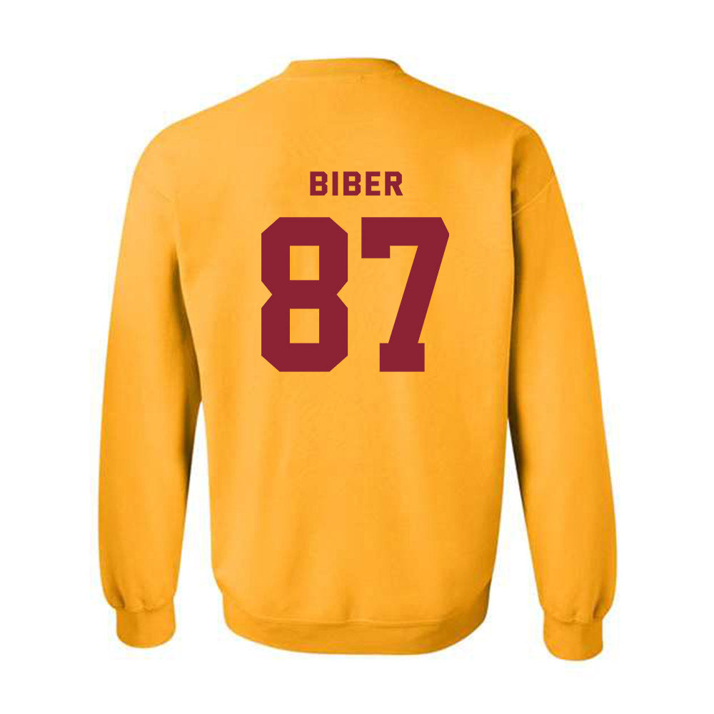 Minnesota - NCAA Football : Drew Biber - Sports Shersey Crewneck Sweatshirt-1