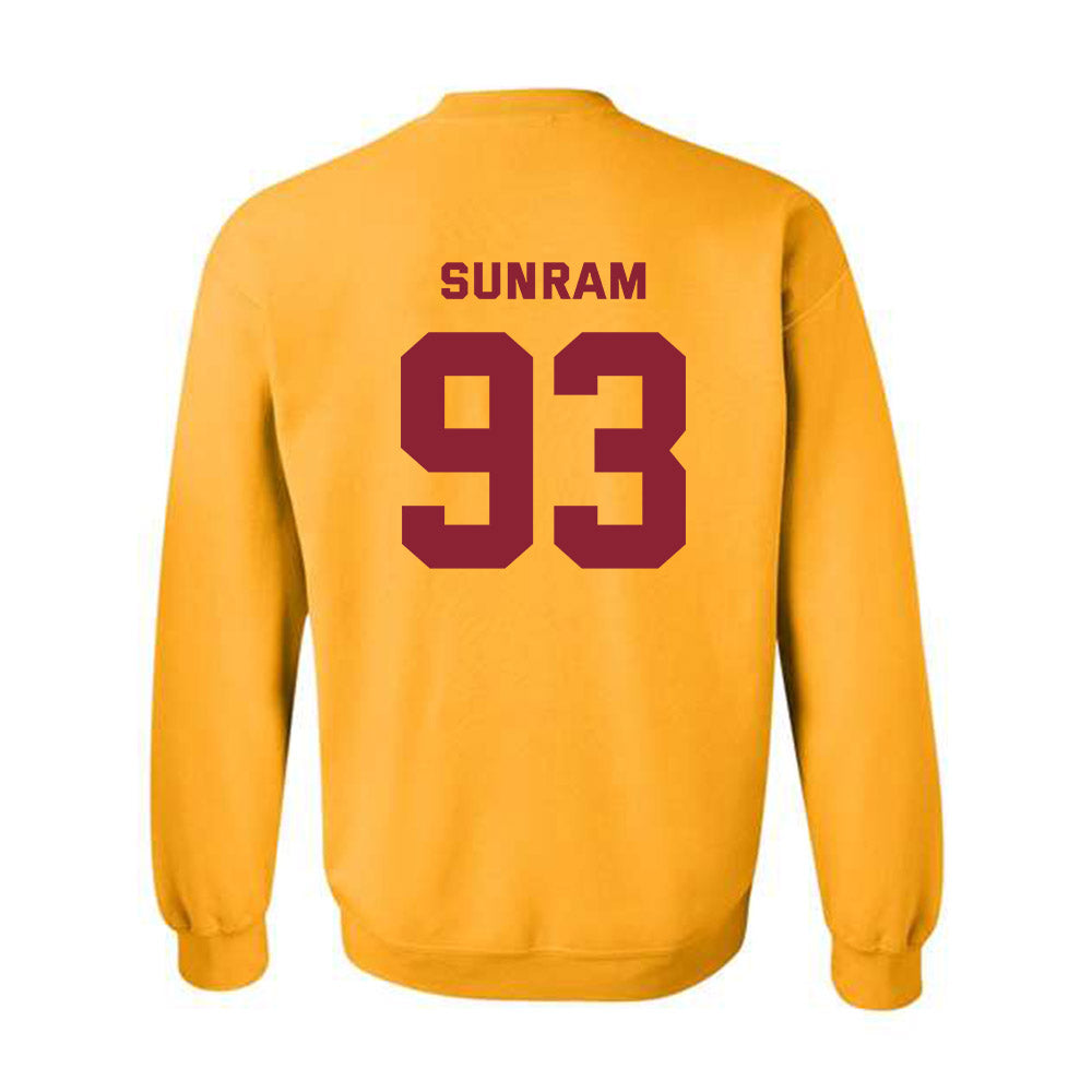 Minnesota - NCAA Football : Riley Sunram - Sports Shersey Crewneck Sweatshirt-1