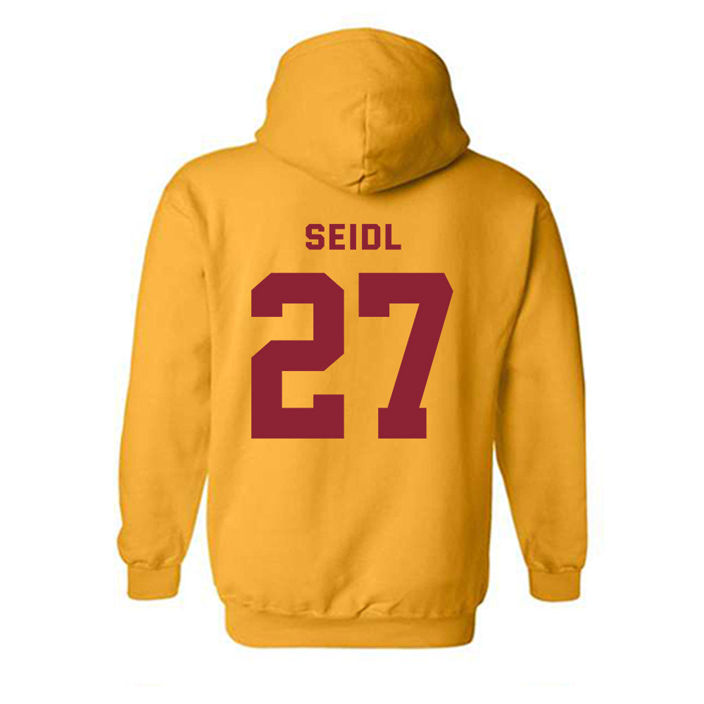 Minnesota - NCAA Football : Simon Seidl - Sports Shersey Hooded Sweatshirt-1
