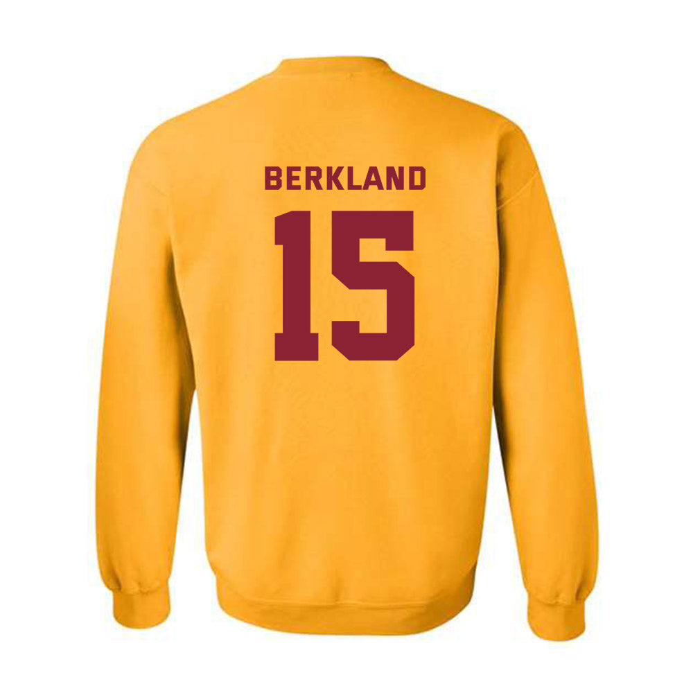 Minnesota - NCAA Baseball : Drew Berkland - Sports Shersey Crewneck Sweatshirt-1